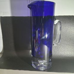 Vintage Colbert Blue Cocktail Pitcher