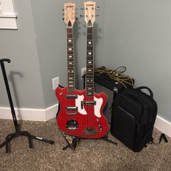 Double Neck Guitar/ Bass