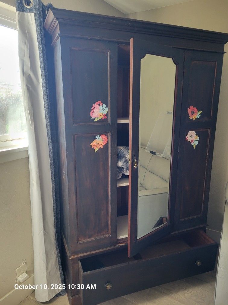 Vintage Wardrobe/armoire/closet