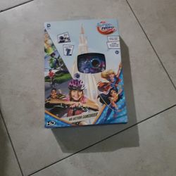 DC SUPER HERO GIRLS.....AND HD ACTION CAMCORDER 