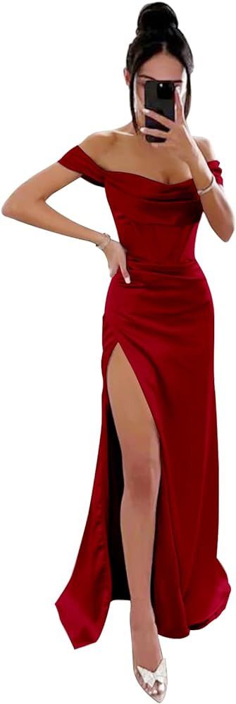Burgandy Satin Corset Dress| Size 4