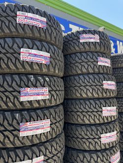 35x12.50r17 American tires nuevas con 50,000 millas de garantía las 4