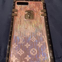 Pink LV IPhone Case