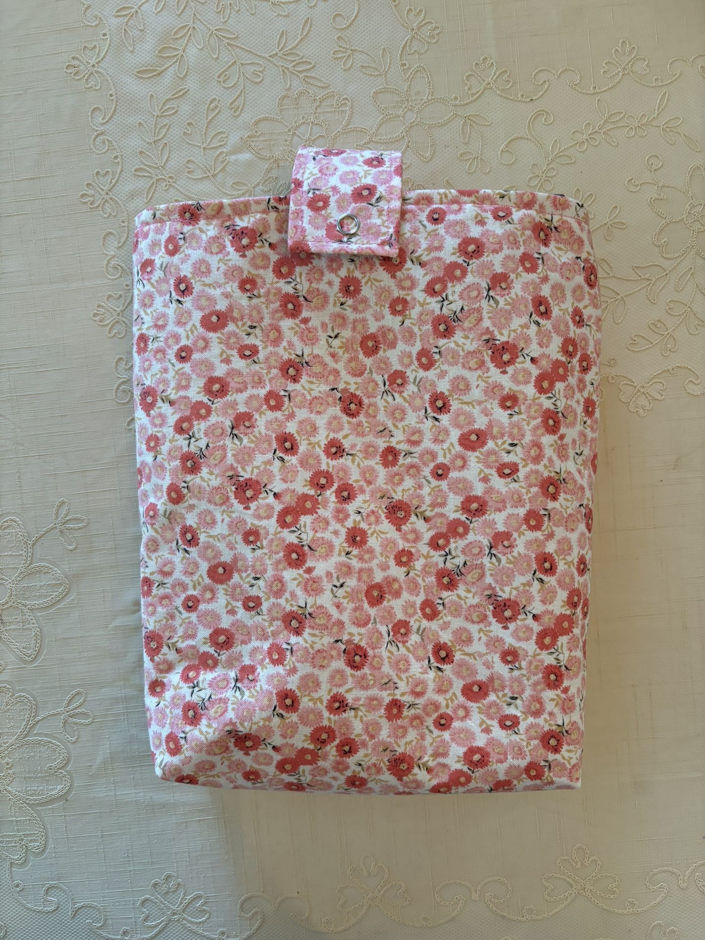 Bible/ Book Sleeve - 10” X 8 1/2” - Pink , Coral
