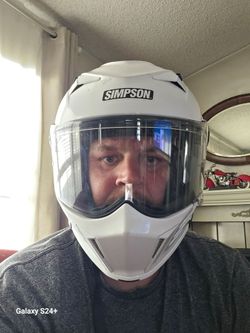 Simpson motorcycle helmet