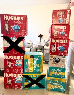 Baby Diapers (Newborn, Size 1 & 2)