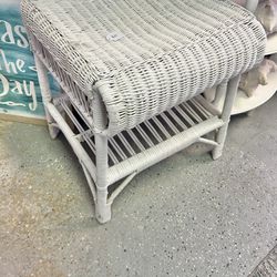 Wicker Accent Table 