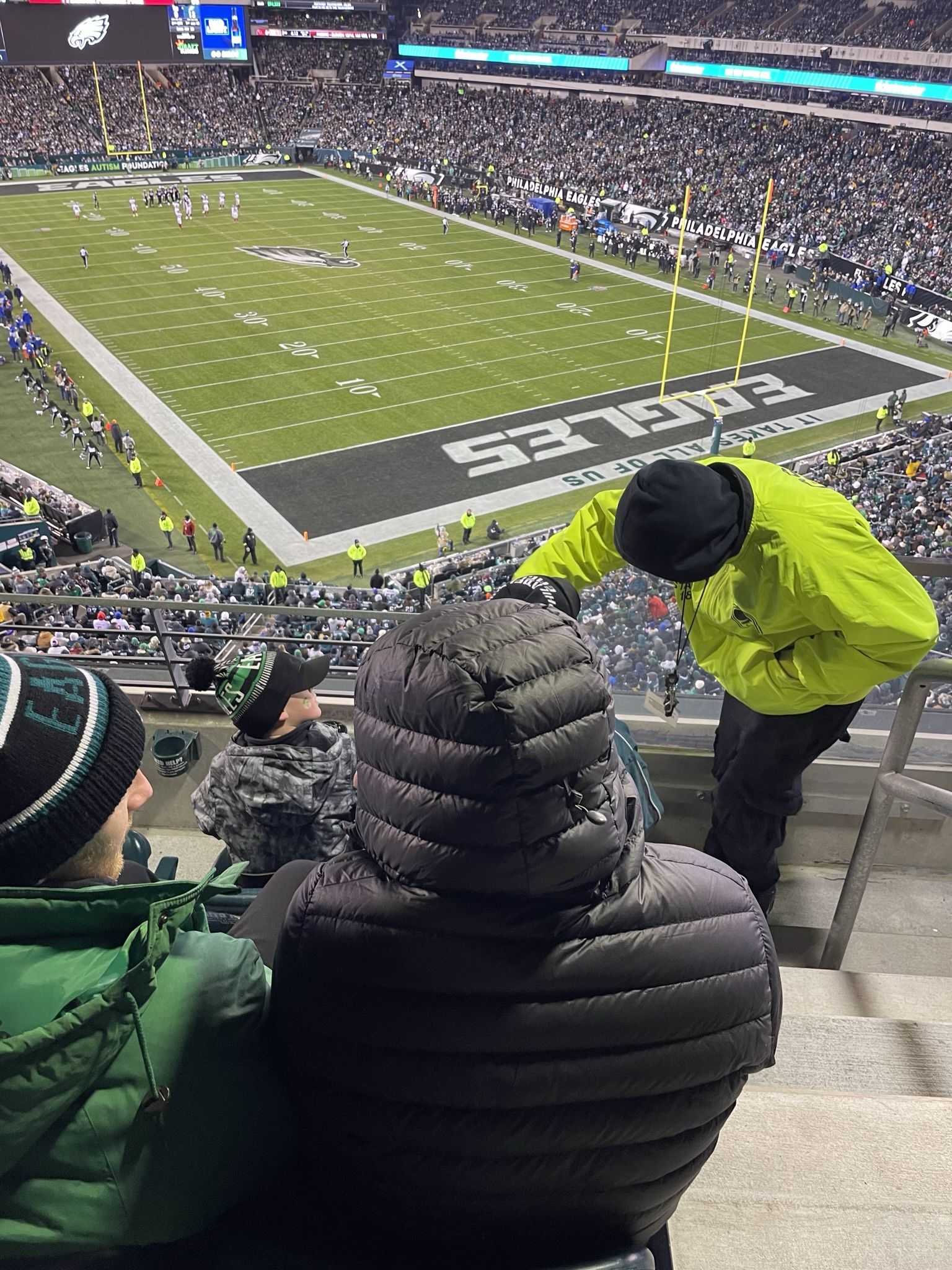 2 (Real) Eagles vs Giants Tickets