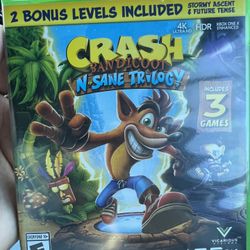 Selling Crash N Sane Trilogy 3 Games For Xbox One