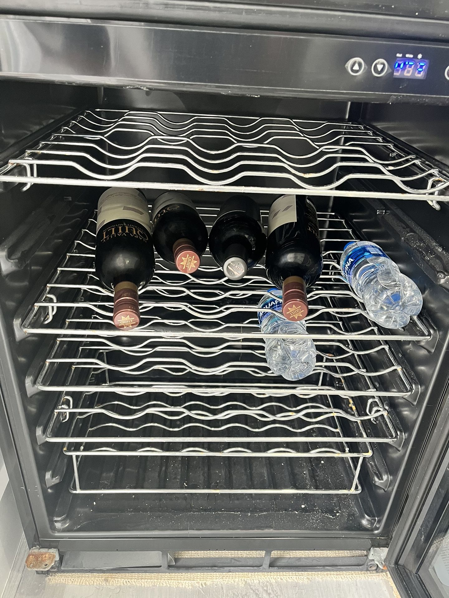 Wine Cooler Stainless Steel 50-Bottle Magic Chef