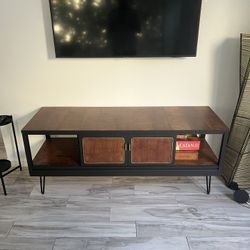 Mid Century Modern TV Stand Credenza Storage