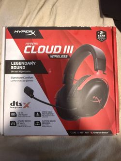 HyperX Cloud III Wireless Gaming Headset Surround Sound for PC PS5 PS4 Switch