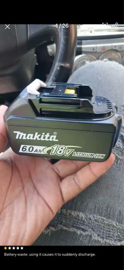 Makita 18v 6.0ah batteries