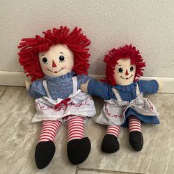 Raggedy Ann plush bundle
