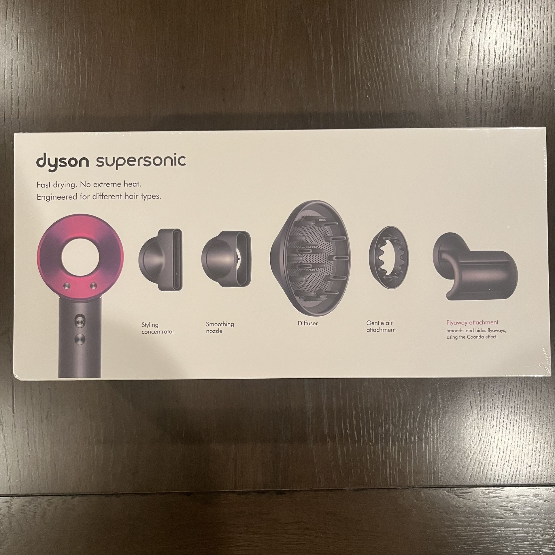 Dyson Supersonic™ Origin – Pink/Fuchsia Hair Dryer — Brand New Sealed