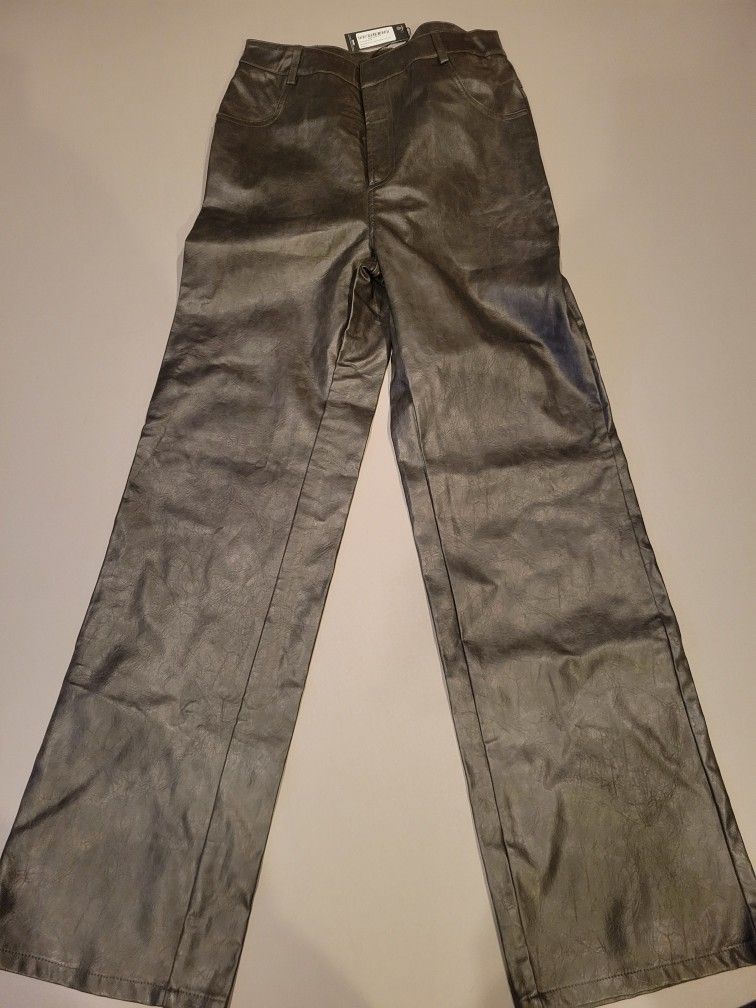 Black Leather Pants