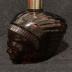 Vintage Indian Head Avon Bottle, Mint