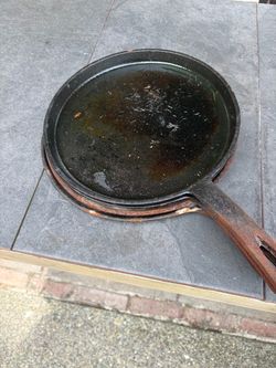 Cast iron sizzle platters