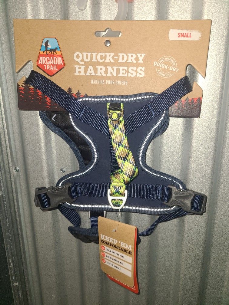 Arcadia Trail Quick Dry Harness Dark Blue Small