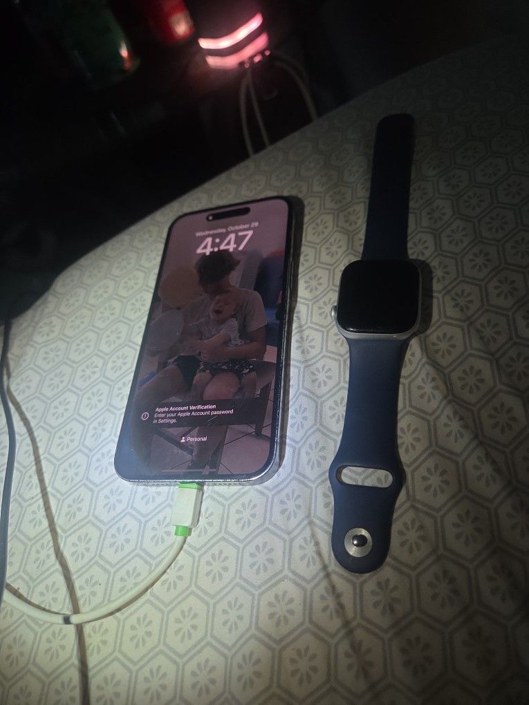 I phone 14 max pro & I watch series 10 ...