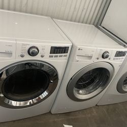 Lg Set Washer And Dryer / 🔌Comes with 2 month warranty 📆LOCATED AT:📍📍 5200 E 10TH AVENUE TAMPA FL 33619PHONE 📲 813~473~0570