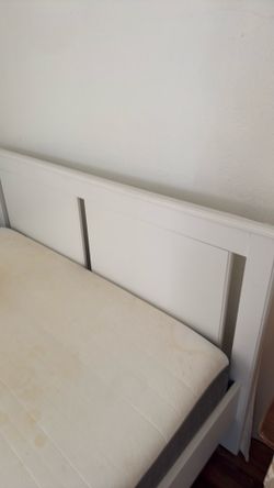 Full size bed frame & mattress