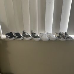 Toddler Vans Various Sizes