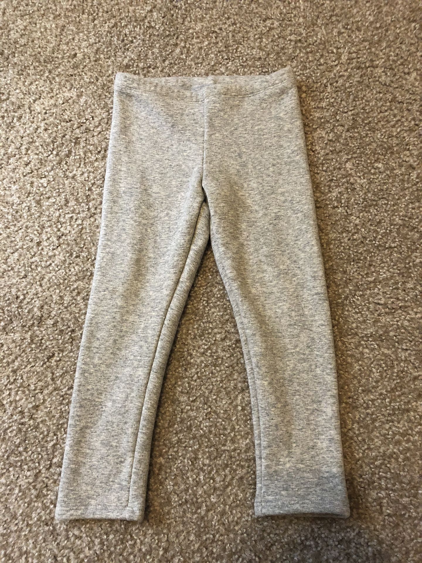 Toddler girls fleece lined leggings