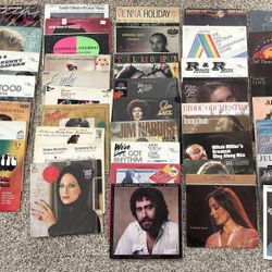 Collection of 180 LP Vinyl Records