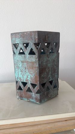 Set of 9 Southwestern Metal Light Covers / Shades