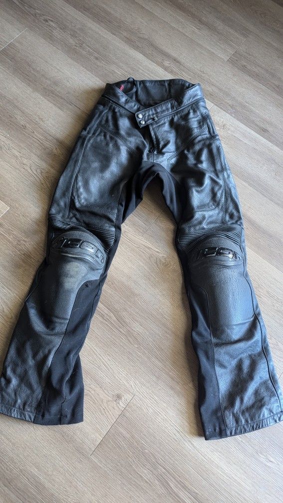 Icon Motorcycle Riding Pants Size 28