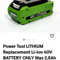 40 V Battery Charger