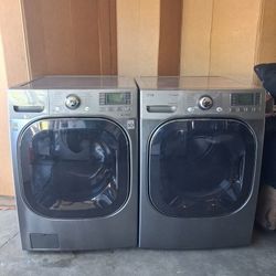 LG WASHER AND GAS DRYER 