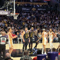 LA Lakers vs. Toronto Raptors  1/18/26  Lower Level Floor Seats  Section 103 Row 6