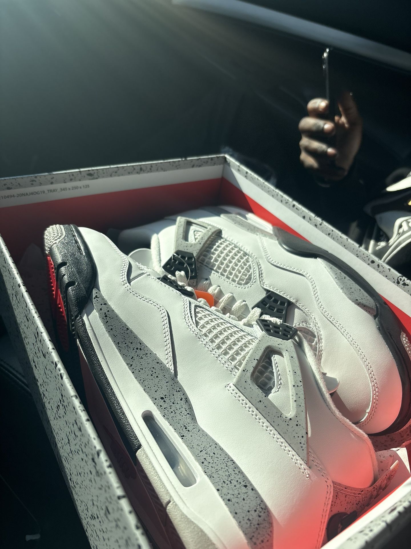 jordan 4 white cement 2025