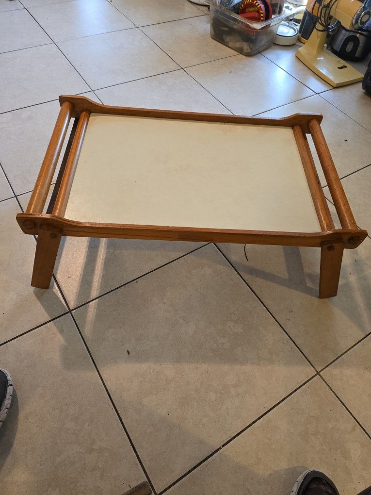 Breakfast bed folding table $10.00