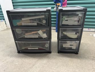 Sterilize 3 Drawer Cart On Wheels