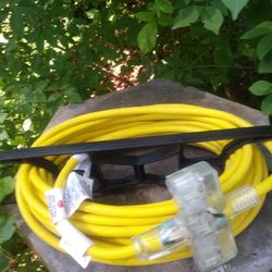 Husky Triple Tap Extension Cord 
50 ft 12 gauge 