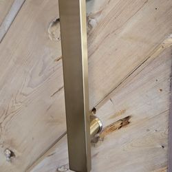 Gold Push Pull Office Door Handle Set Of 2