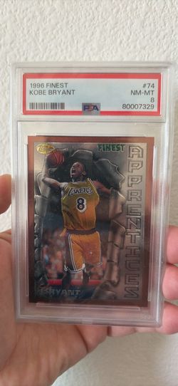 Kobe Bryant rookie card PSA 8