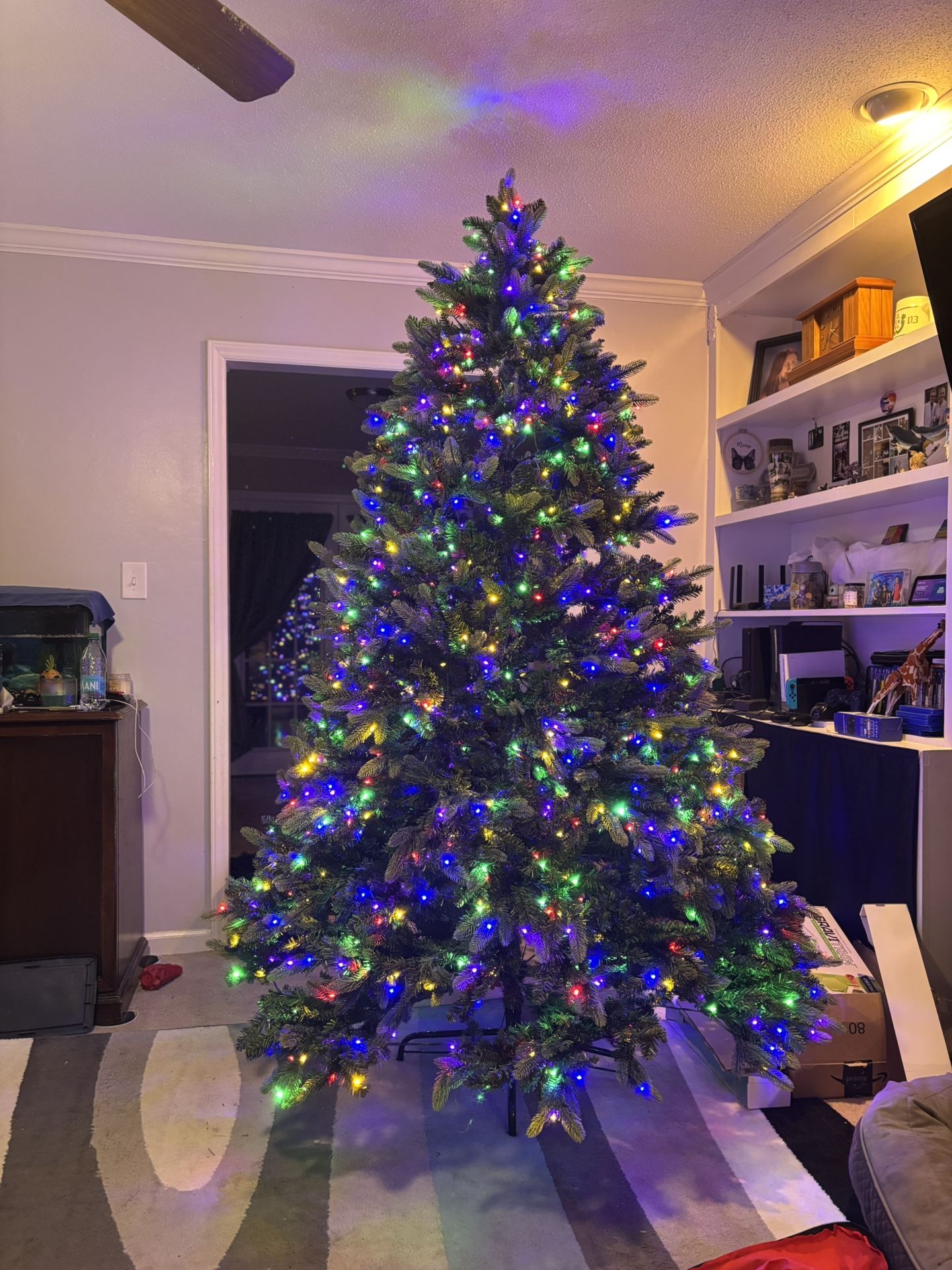 NEW 8ft Pre-lit Christmas Tree 