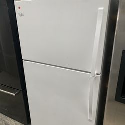 Whirlpool Top & Bottom In White Used