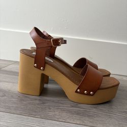 Steve Madden Wooden Platform Heel