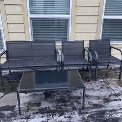 Black Patio Furniture 