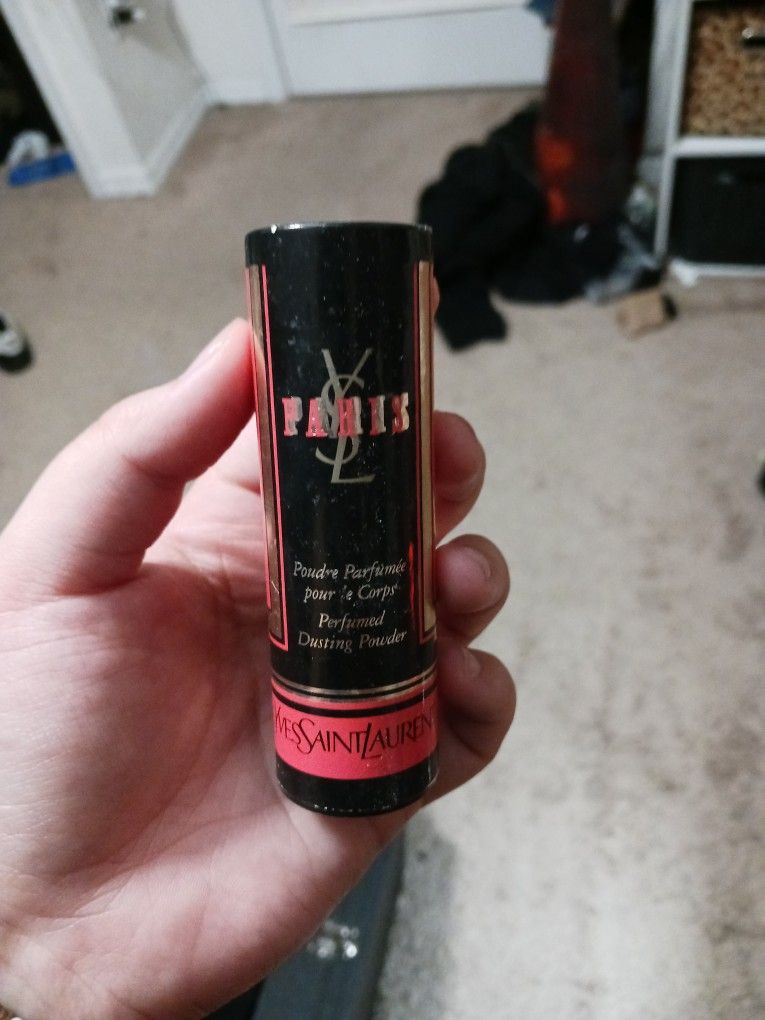 Vintage Yves St Lauren Paris Powder Perfume!