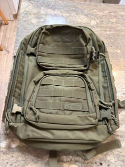 Highland Tactical MOLLE Backpack Olive Drab