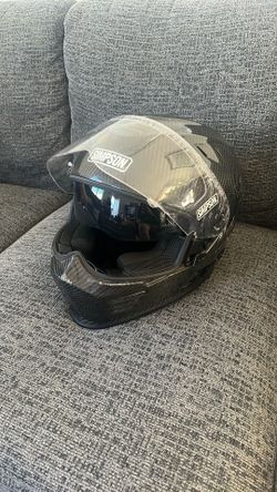 Carbon Fiber Simpson Helmet