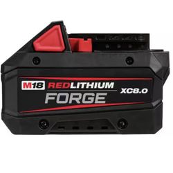 NEW! Milwaukee M18 REDLITHIUM FORGE XC8.0 Battery Pack