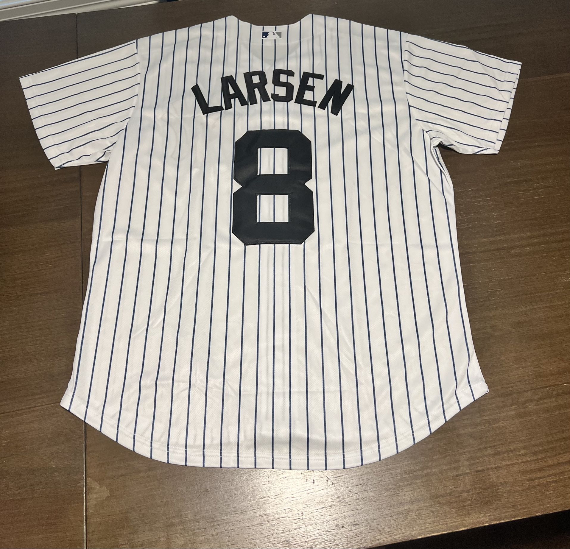 Don Larsen New York Yankees Baseball New Adult Large Fast Ship MLB Jersey L HOF