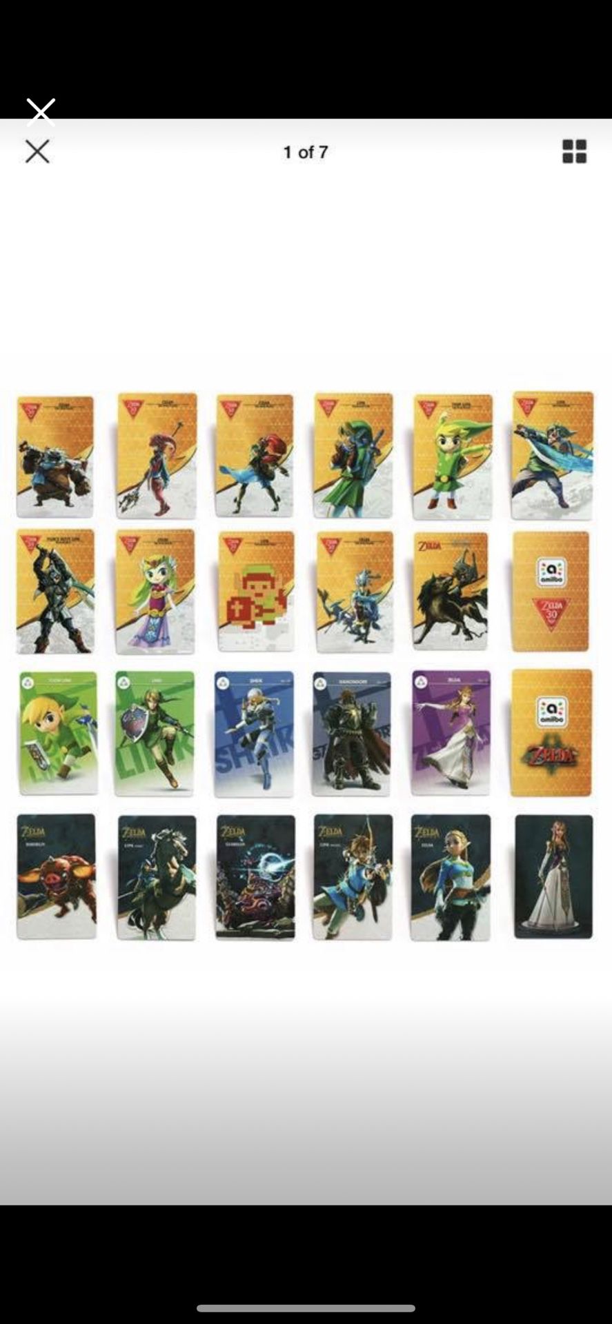 Zelda BOTW Amiibo Cards